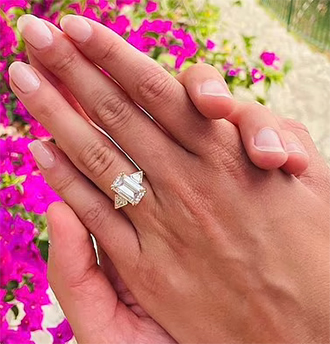 Taylor Hill engagement ring
